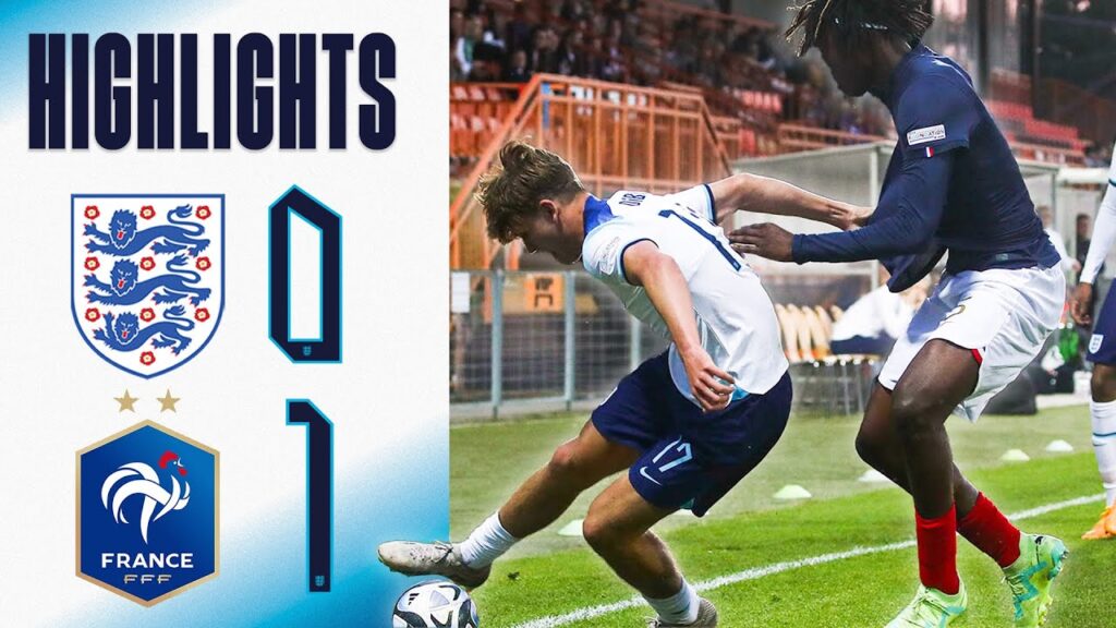 England U17 0-1 France U17 | France Late Penalty See's Young Lions Defeated | Highlights