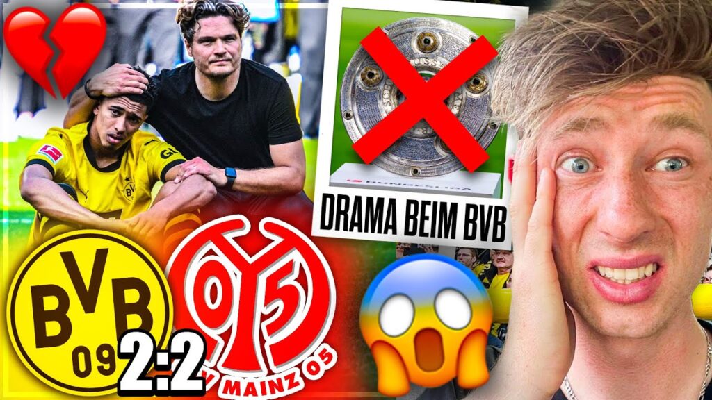 Borussia Dortmund - Mainz 05  2:2 Highlights & Tore | bvb mainz Bundesliga, 34 Spieltag Stadion vlog