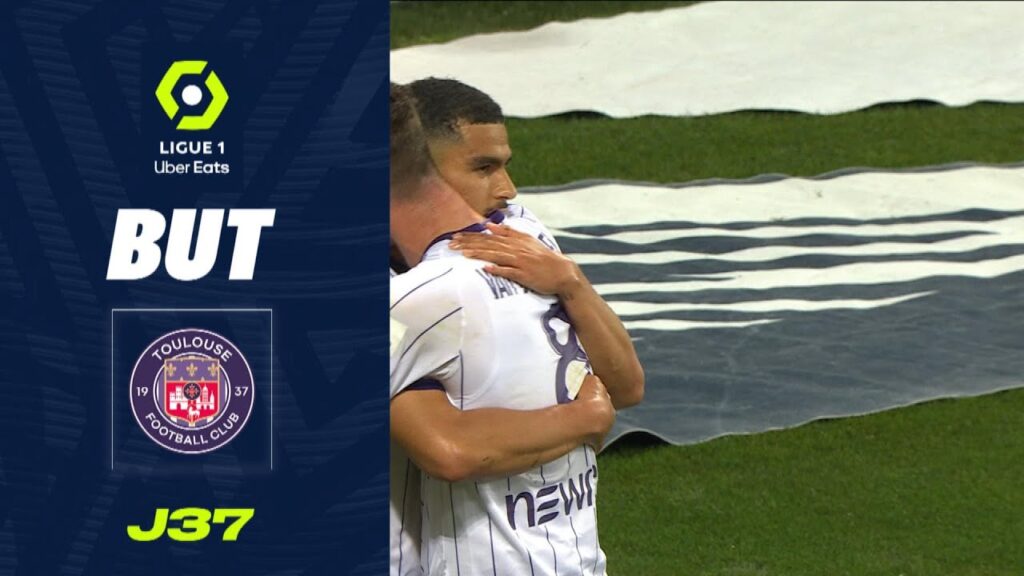 But Zakaria ABOUKHLAL (44' - TFC) TOULOUSE FC - AJ AUXERRE (1-1) 22/23