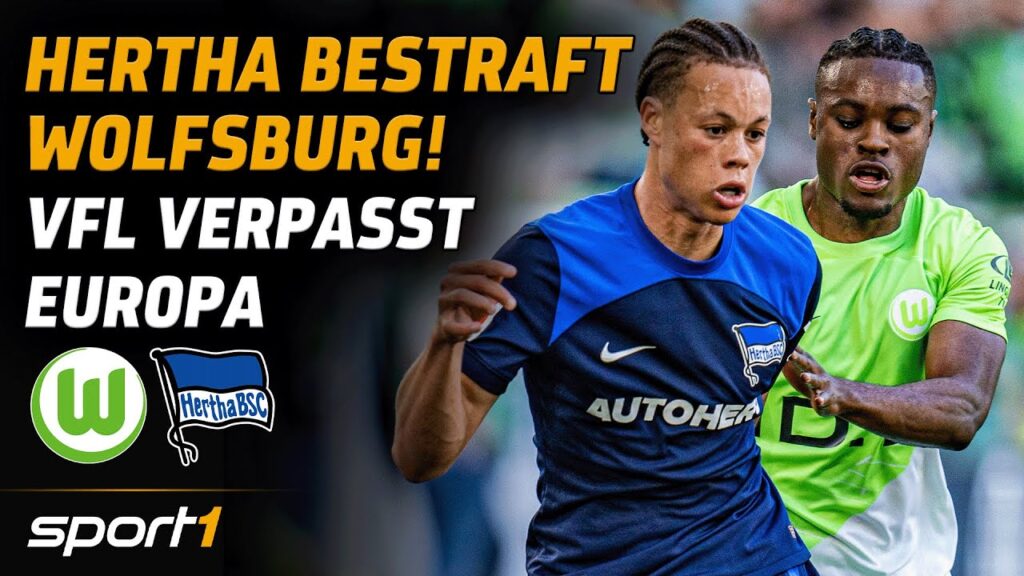 VfL Wolfsburg - Hertha BSC | Bundesliga Tore und Highlights 34. Spieltag