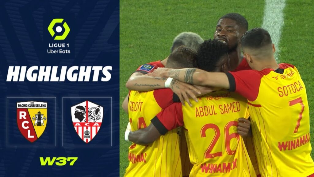 RC LENS - AC AJACCIO (3 - 0) - Highlights - (RCL - ACA) / 2022-2023