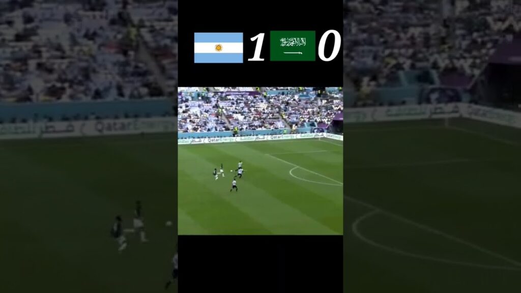 Salem Al-Dawsari's winning goal stuns Argentina in Saudi Arabia upset!#football #shorts #youtube