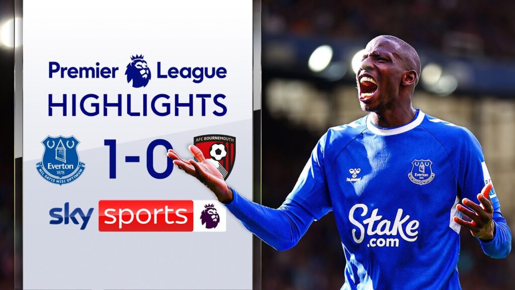 Doucoure STRIKE SAVES Everton 🔵 | Everton 1-0 Bournemouth | Premier League Highlights