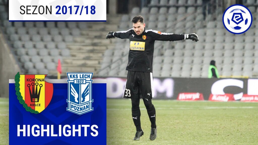 Korona Kielce - Lech Poznań 1:0 | SKRÓT | Ekstraklasa 2017/18 | 24. Kolejka