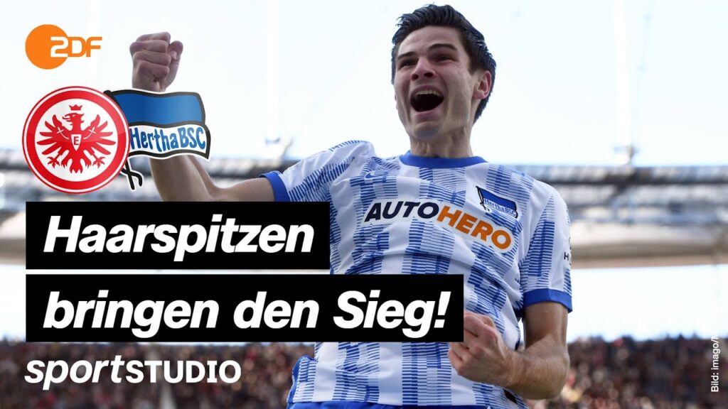Eintracht Frankfurt – Hertha BSC Highlights | Bundesliga, 8. Spieltag | sportstudio