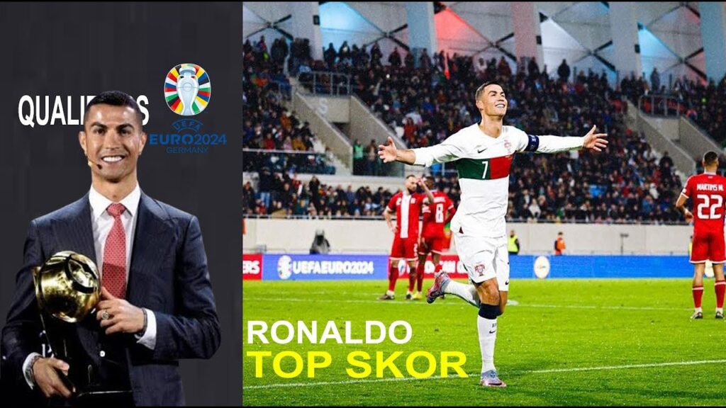 Mantap !! Ronaldo Top Skor Kualifikasi Euro 2024 | Spanyol kalah 0-2 Skotlandia, Hasil euro semalam