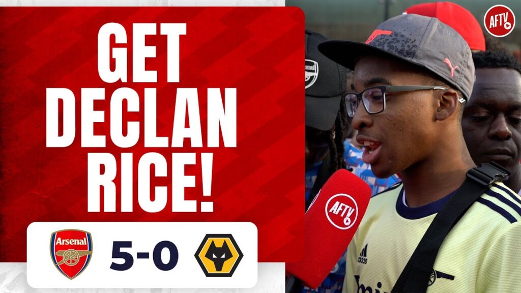 Arsenal 5-0 Wolves | Get Declan Rice!