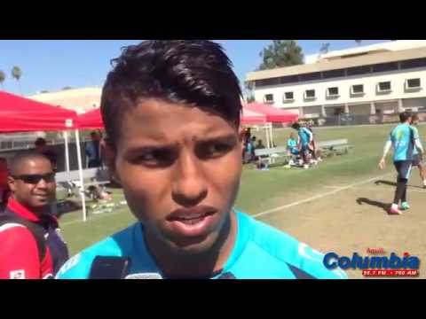 Johan Venegas, delantero de la Selección Nacional