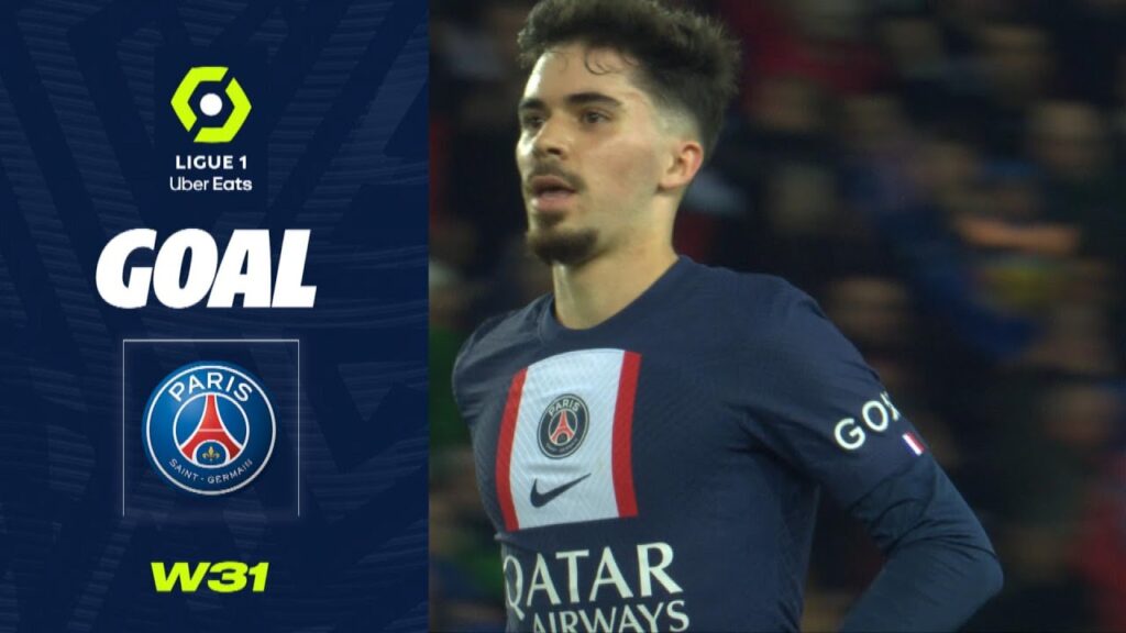 Goal Vitor MACHADO FERREIRA (37' - PSG) PARIS SAINT-GERMAIN - RC LENS (3-1) 22/23