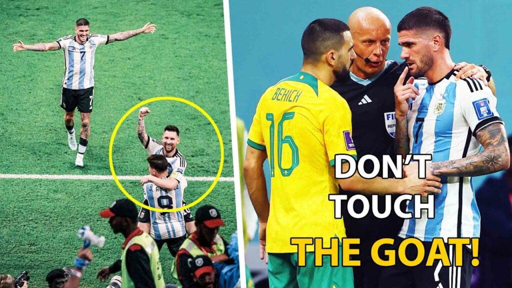 Rodrigo De Paul is Messi Argentina BODYGUARD Really Rodrigo De Paul is Messi Argentina BODYGUARD Really