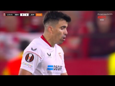 Marcos Acuna Red Card! Sevilla vs Juventus 2-1 Goals Highlights 2023 HD