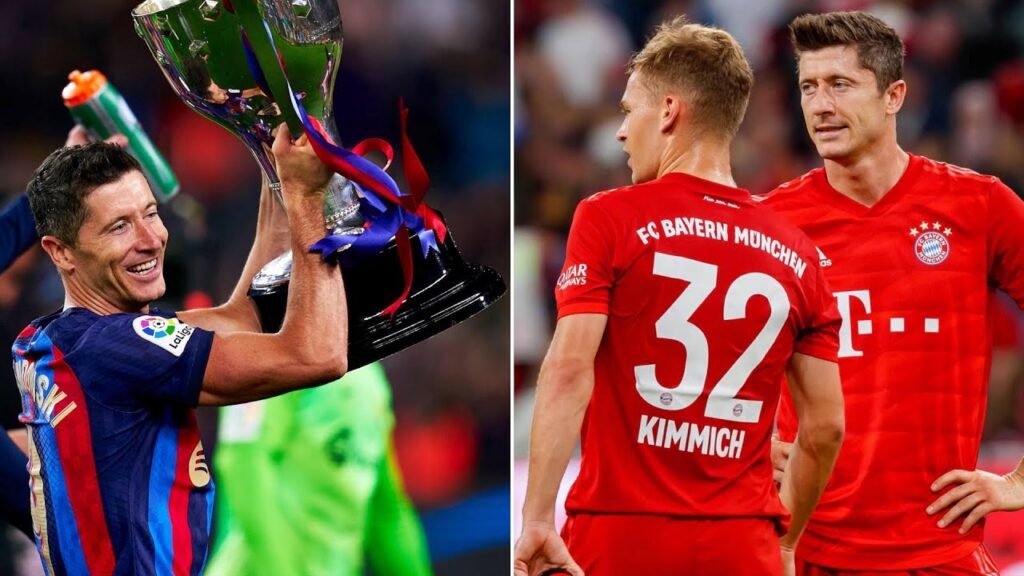 Robert Lewandowski tells Joshua Kimmich that he should join Barcelona!