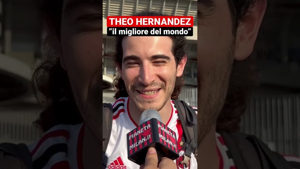 "THEO HERNANDEZ è il MIGLIORE DEL MONDO" 🚂🌍 I tifosi dopo MILAN-LAZIO | #Shorts