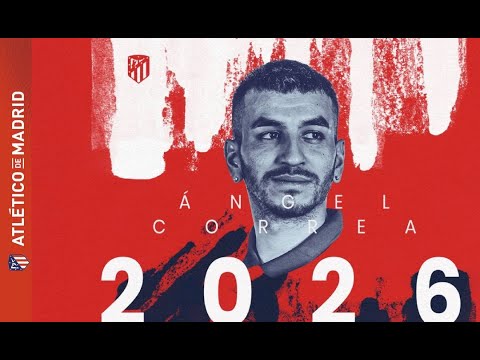 Ángel Correa renovó hasta 2026:  "Es una alegría inmensa, ésta es mi casa"