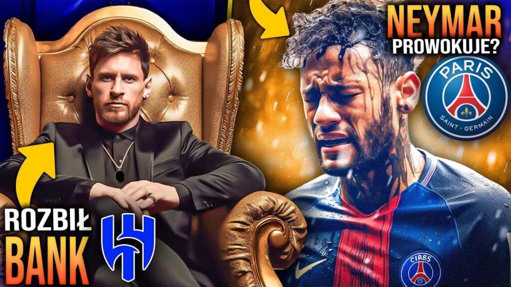 REKORD🔥 1,2 mld € dla Leo Messiego od Al. Hilal... Neymar znów PODPADŁ w PSG! Wyścig zamiast MECZU!