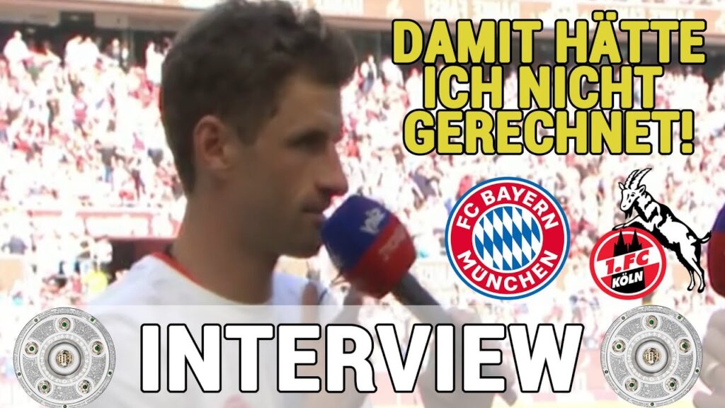,,Mir tut es einfach nur leid!" Thomas Müller nach der Meisterschaft im Interview
