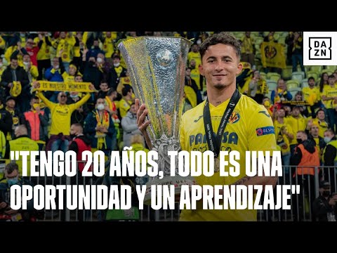 Yéremy Pino y su crecimiento en Villarreal: "Creo que ahora soy mejor jugador gracias a Unai Emery''