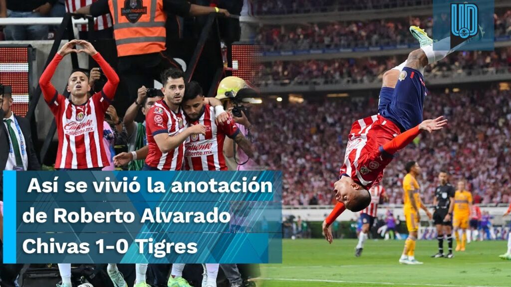 🚨¡GOLAZO! ⚽Así se vivió la anotación de Roberto Alvarado I Chivas 1-0 Tigres I Final CL 2023 🚨¡GOLAZO! ⚽Así se vivió la anotación de Roberto Alvarado I Chivas 1-0 Tigres I Final CL 2023