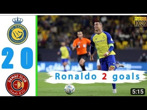 Al nassr vs Al damak 3-0||All goals Cristian Ronaldo suiii 🔥