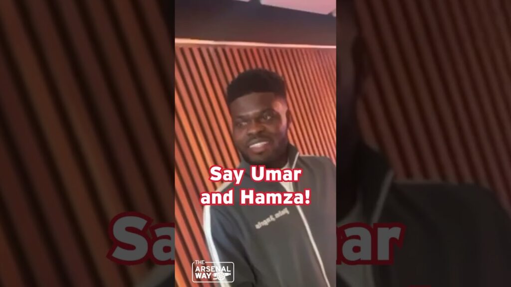 HILARIOUS MOMENT! 🤣 | Arsenal Star Thomas Partey *TRIES* To Say Hello To Umar Choudhry ❤🤣 #Shorts