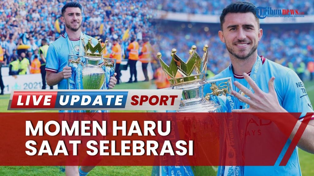 Pemain Man City Aymeric Laporte Malah Nangis saat Selebrasi Juara Liga Inggris, akan Segera Berpisah