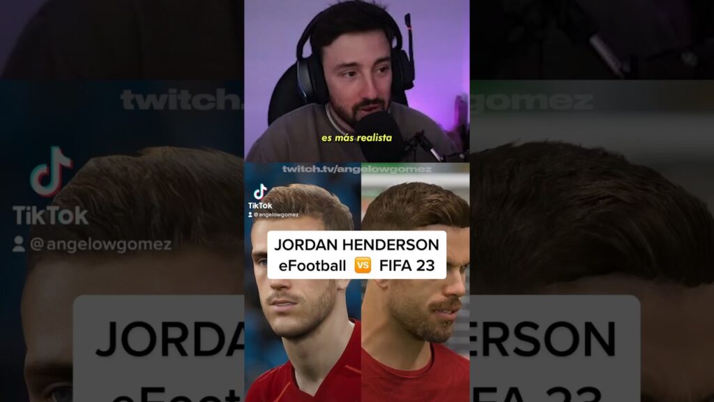 🤩 Así es Jordan Henderson en eFootball y FIFA 23 (guapísimo) #shorts 🤩 Así es Jordan Henderson en eFootball y FIFA 23 (guapísimo) #shorts