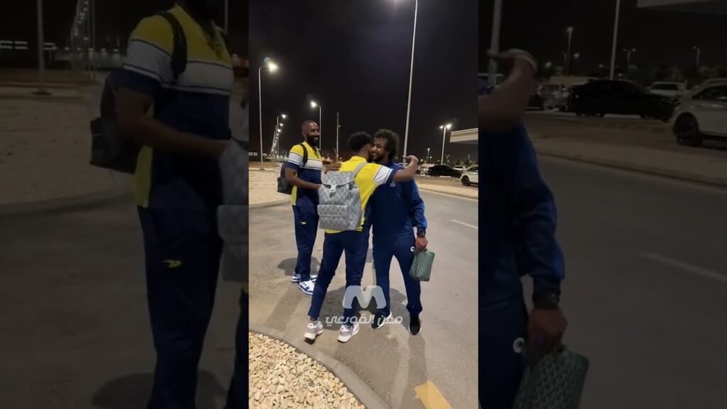 لاعبين ‎#النصر يلتقون باللاعب ياسر الشهراني