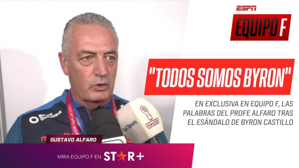 "#BYRON TENDRÍA QUE ESTAR CON NOSOTROS": El CONTUNDENTE malestar de Gustavo #Alfaro en EquipoF