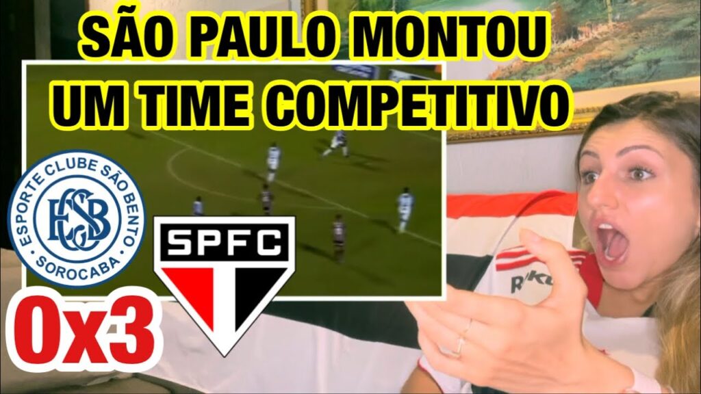 REACT PAULISTÃO- SÃO PAULO 3 x 0 SÃO BENTO