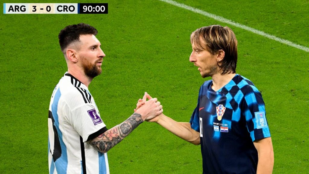Luka Modrić will never forget Lionel Messi's performance in this match