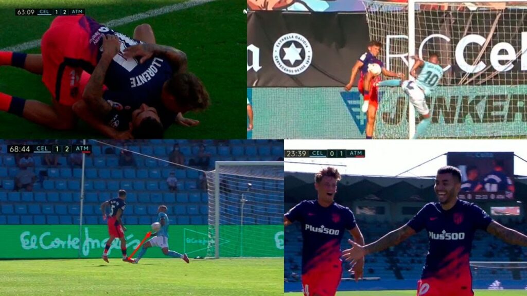 ANGEL CORREA NOS SALVA DE LAMENTABLE TRATO ARBITRAL... 😧: CELTA 1-2 ATLÉTICO