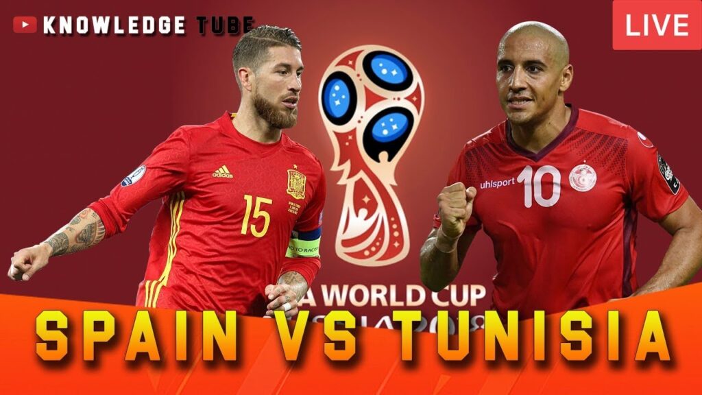 ⚽ Tunisia vs Spain ⚽ : live stream, squad news & match preview | Live stream link spain vs tunisia