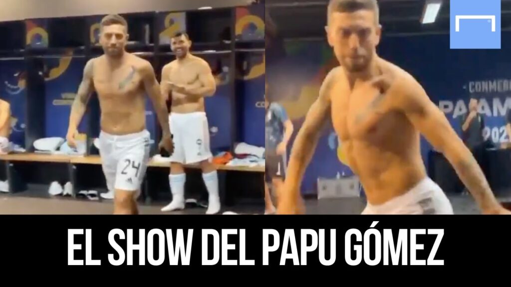 ¡Papu Gómez sacó sus pasos prohibidos en los vestidores!