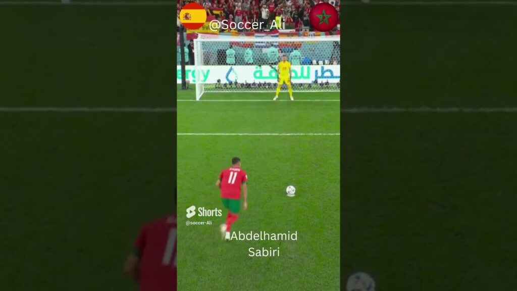 Morocco VS Spain , Abdelhamid Sabiri