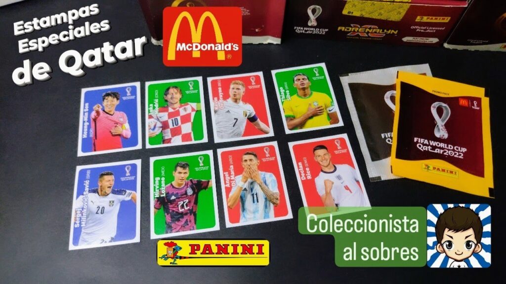PANINI WORLD CUP Apertura de sobres mundialistas - Sobres edición Qatar McDonalds