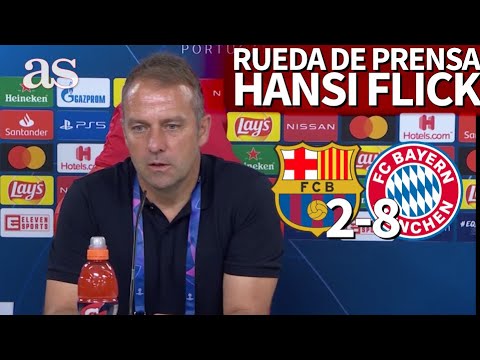 BARCELONA 2- BAYERN 8 | Rueda de prensa de HANSI FLICK | Diario AS