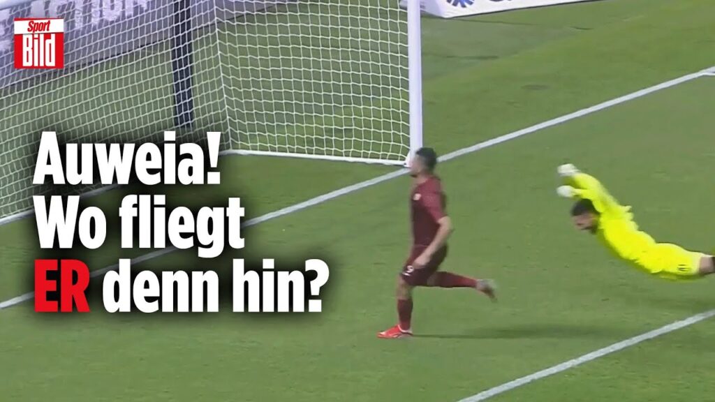 Katar-Fußball-Torwart mir irrer Aktion! | InTORnational