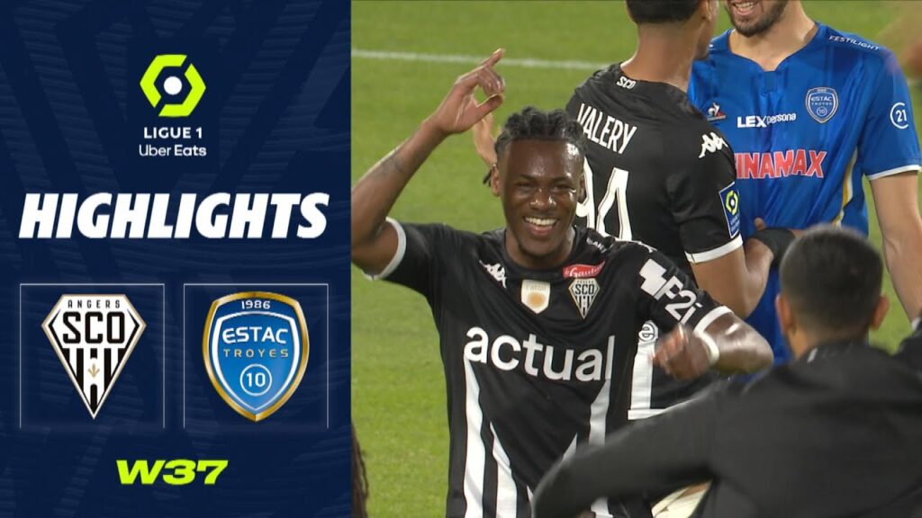 ANGERS SCO - ESTAC TROYES (2 - 1) - Highlights - (SCO - ESTAC) / 2022-2023