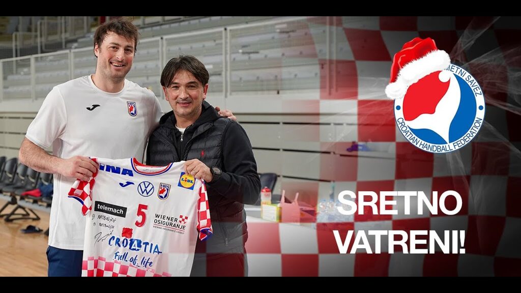 Sretno Vatreni u polufinalu Svjetskog prvenstva | Zlatko Dalić kod rukometaša #throwback