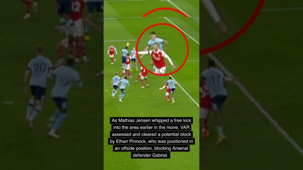 SHOCKING VAR DECISION | ARSENAL vs BRENTFORD #shorts