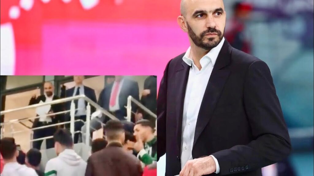 Finale Can U17:Regragui acclamé par les algériens un geste symbolique ! Regardez