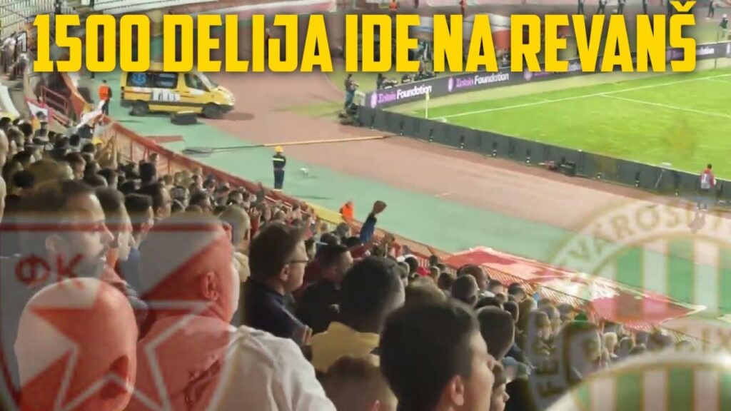 Ferencvaroš Crvena zvezda - Gol STEFAN MITROVIC slavlje Delija pred revanš u Budimpešti