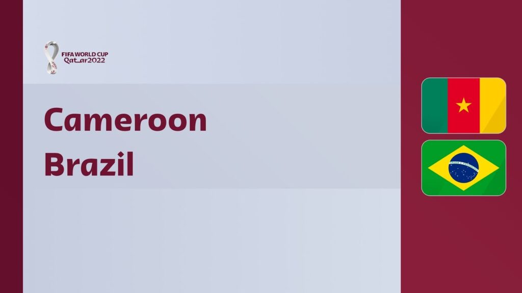 CAMEROON vs BRAZIL 1 - 0 | World Cup Qatar 2022 (92' Aboubakar)