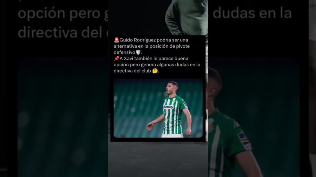 🚨Guido Rodríguez se suma a la lista de fichajes🚨