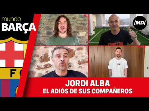 FC Barcelona: Emotiva despedida del mundo del fútbol a Jordi Alba en su adiós del Barça