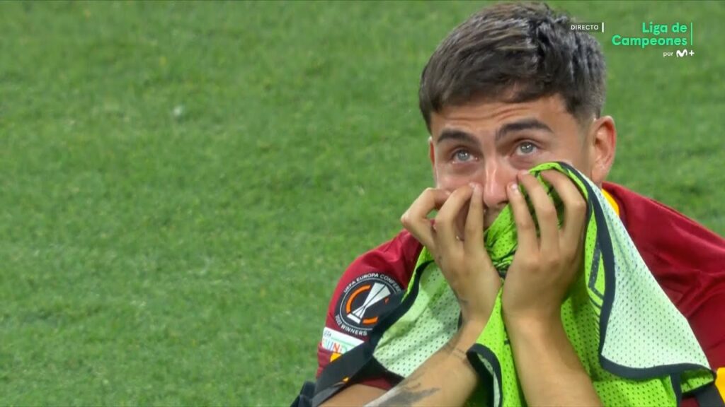 Paulo Dybala IN TEARS vs Sevilla Europa League FINAL (31/05/2023) HD 1080i