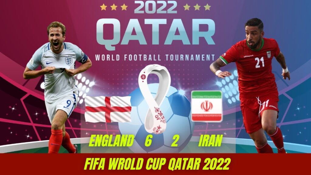 Results England Vs Iran 6-2  Three Lions Win with a Goal Feast
