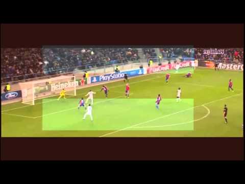 Fabian Schar (Basel) vs Chelsea.