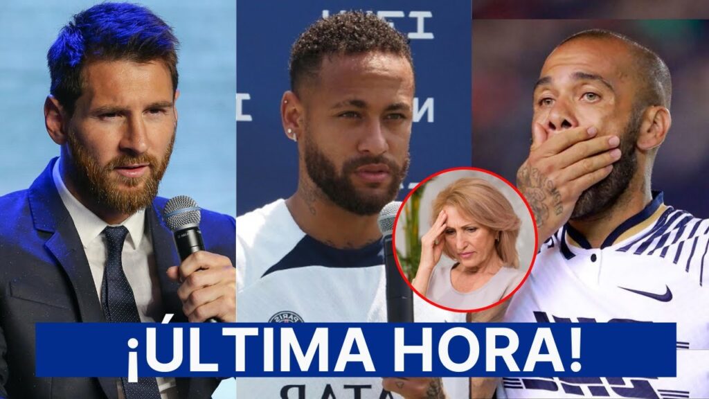 MESSI Y NEYMAR ENVIAN MENSAJE a la MADRE DE DANI ALVES trás ACCIDENTE QUE SUFRIÓ DANI en PRIS1ÓN