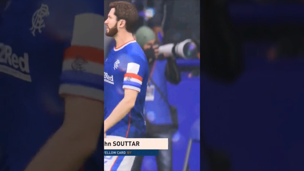 JOHN SOUTTAR SENT OFF!!! #trending #rangers #fifa23 #
